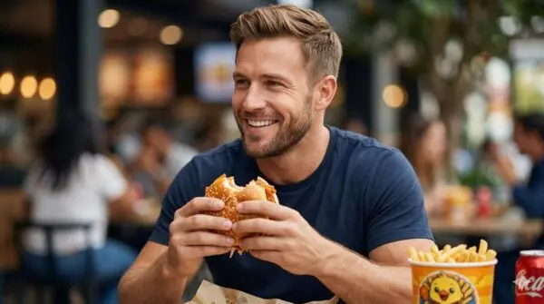Customer ordering food
