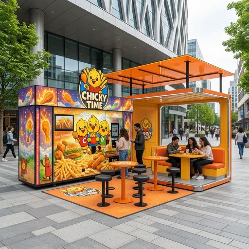 Compact restaurant concept image